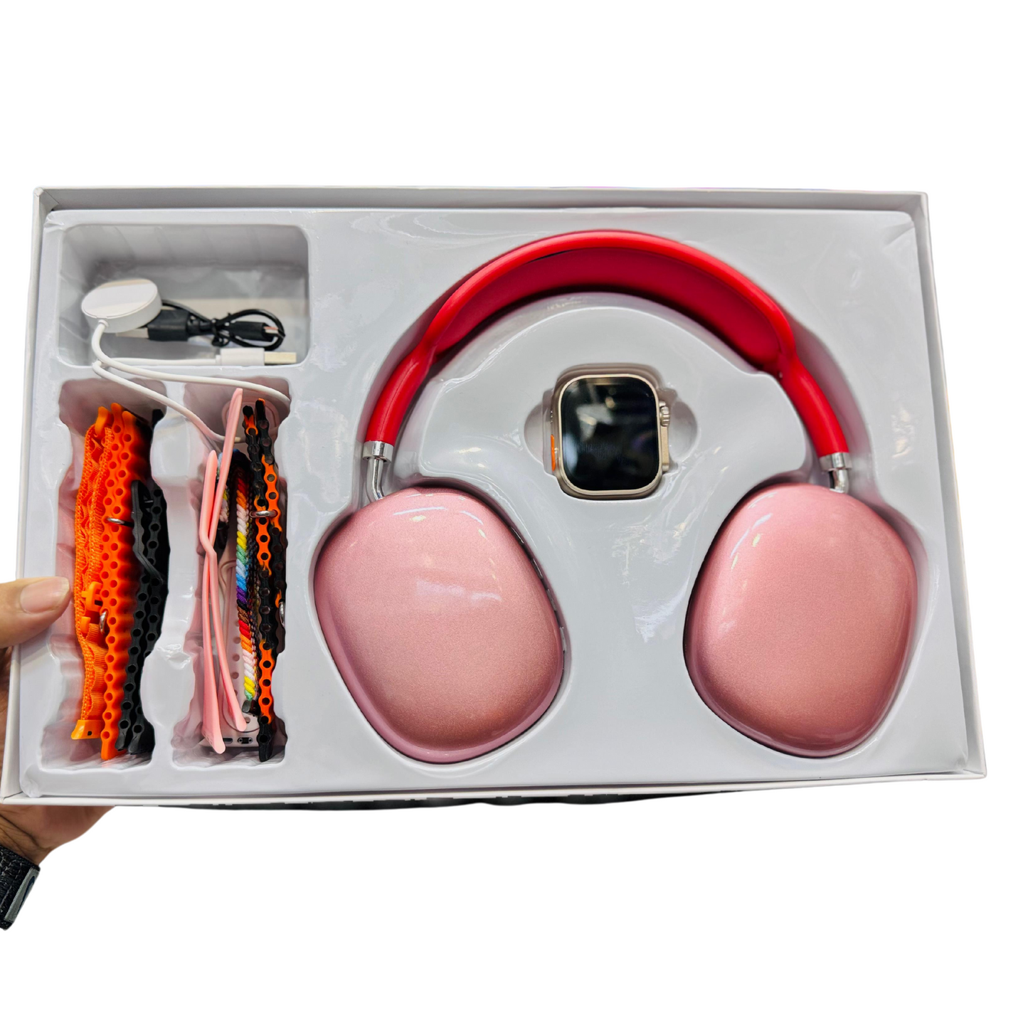 P9 Series9 One Smart Watch 7 Straps Earphone Full Touch Screen Watch with Headphone